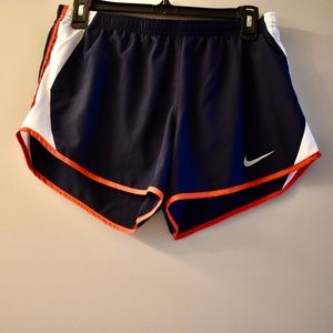 Navy, White, and Red Nike Running Shorts